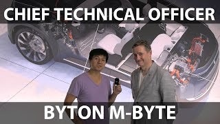 Byton MByte interview with Chief Technical Officer [upl. by Filipe]