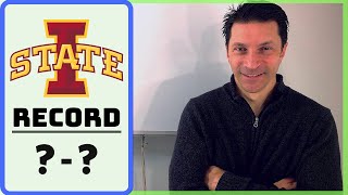 2019 Iowa State Cyclones RECORD PROJECTION amp SCHEDULE RANKING [upl. by Kepner]