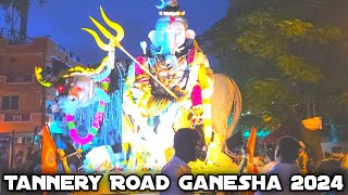 Tannery Road DJ Halli KG Halli Ulsoor Nagawara Ganesha Procession 2024  TempleCrew ganesha [upl. by Edecrem]