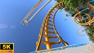 Corkscrew POV 5K Highest Quality Arrow Dynamics Looper Valleyfair Shakopee MN [upl. by Ingaberg590]