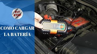 COMO CARGAR LA BATERÍA CON CARGADOR BABLACK amp DECKER [upl. by Yenittirb408]