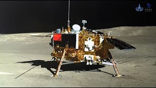 Le prime imprese della missione cinese Chang’e4 sulla Luna [upl. by Leivad]