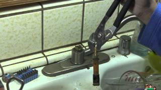 How to Fix a Leaky Kitchen Faucet Meon [upl. by Ahsenre903]