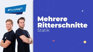 Ritterschnitt im Fachwerk  Mehrere Schnitte Technische Mechanik StudyHelp [upl. by Seilenna]