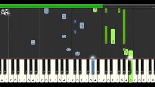 Cavatina  John Williams Stanley Myers  Adelina Piano syntheia tutorial [upl. by Atnamas]