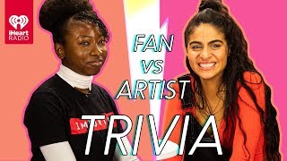 Jessie Reyez Goes Head to Head With Her Biggest Fan  Fan Vs Artist Trivia [upl. by Alliuqat]