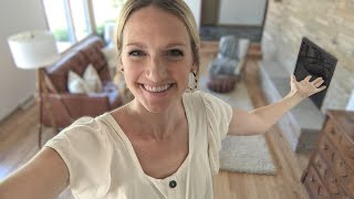 New mid century modern house tour  4 yo reaction  Projects What we changed and what we kept [upl. by Ailin]