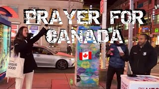 Joining Pastor David Lynn’s Street Preaching  My PRAYER FOR CANADA 🇨🇦 [upl. by Inahet892]