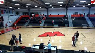 2019 1126  Maquoketa Cardinals  Williamsburg Raiders  JV and VARSITY GIRLS BBK [upl. by Zashin]