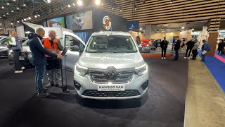 Renault Kangoo Van 2024 ETech 100 electric  Walkaround Solutrance 2023 Lyon [upl. by Brigida]