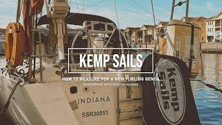 KEMP SAILS TUTORIAL  Measuring for a Furling Headsail [upl. by Esinaj127]