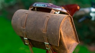 Genuine Leather Bike Bag ANTIQUE BROWN [upl. by Eerac]