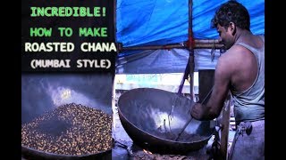 INCREDIBLE How To Make Roasted Chana MUMBAI STYLE [upl. by Laurita]