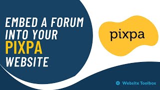 Embed A Forum Into Your Pixpa Website [upl. by Adnaral]