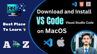 How to Install and Setup Visual Studio Code On MacOS [upl. by Llenrrad]