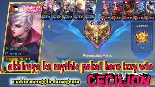 Pakai Cecilion kalo pengin rankmu cepet naik ke mythicgass boss mobilelegends mlbb cecilion [upl. by Assen]