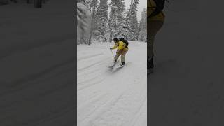 Splitboard skiing 🤣 funnyshorts snowboarding skiing snowboardlife [upl. by Rehpotisrhc]