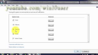 Windows 7 Ultimate Tips  How to turn on or turn off Network System Icon [upl. by Wei]