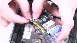 Lenovo ThinkSystem SE350 installing a SIM card [upl. by Hippel]