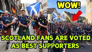 BREAKING Scotland fans officially voted best supporters at Euro 2024 [upl. by Bock]