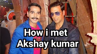 How i met Akshay kumar sir first time vikalp mehta akshaykumar bigboss [upl. by Eidroj]