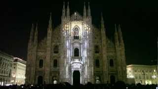 Video Mapping Duomo Milano HD [upl. by Euginimod133]