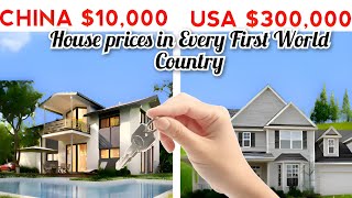 Price Of Buying A House In Every FirstWorld Country plus taxes [upl. by Dnomyaw816]