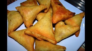 Mauritian Cuisine Chicken Samosa Recipe step by step  Samoussa au poulet Mauricienne [upl. by Koralle]