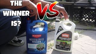 Bio advance vs ortho WEED AND GRASS KILLER VS [upl. by Shipley540]