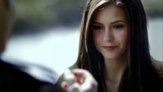 The vampire diaries 1x01 Pilot Stefan amp Elena meet again [upl. by Onaicnop24]