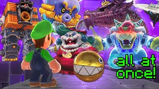 Super Luigi Odyssey  ALL BOSSES AT ONCE 6 Hardest Bosses [upl. by Constant]