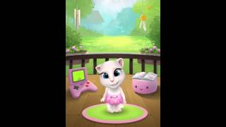 My Talking Angela Smack Hitting Punching the Face Knocking Her Over  Talking Friends [upl. by Hermes]