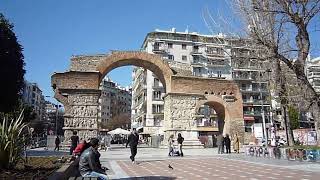 Arch of Galerius  Thessaloniki Greece [upl. by Niawd806]