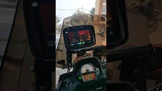 Weuaste Portable AppleAndroid Carplay Screen for Motorcycle Installed in Kawasaki Versys 650 2024 [upl. by Zelig]