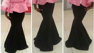 How to cut a six pieceseight pieces skirt [upl. by Mikael]