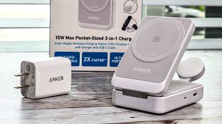 ANKER MagGo 3In1 Wireless Charger [upl. by Cung35]