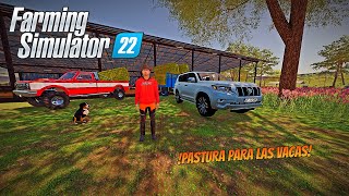 CORTANDO PASTURA PARA LAS VACAS EN LA FINCA FALEX farmingsimulator22 [upl. by Emalia]