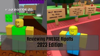 Reviewing PMEBGE Ripoffs  2023 Edition [upl. by Acnaib]