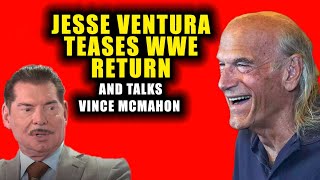 Jesse Ventura discusses the Vince McMahon Scandal and TEASES RETURN to the WWE [upl. by Fisk]