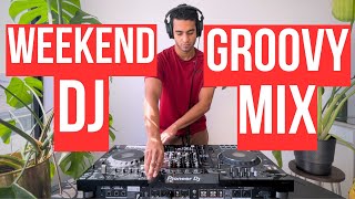 Weekend Groovy DJ Mix  Funk House Music DJ Set  Disco Living Room Playlist [upl. by Towny]