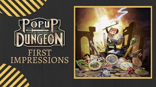 First Impressions  TACTICAL CREATIVITY  Lets Play POPUP DUNGEON Gameplay PC [upl. by Manley]