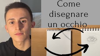 Come disegnare un occhio tutorial [upl. by Aniretac]