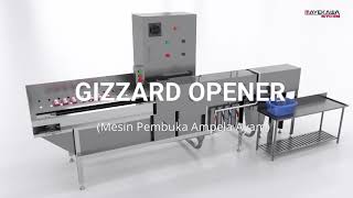 Gizzard Opener  Automated Gizzard Processing Machine [upl. by Erin569]