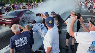 392 Challenger burnout Mopar Nats 2023 [upl. by Johnathan]