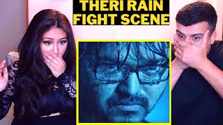 WOOOOOW THERI RAIN FIGHT SCENE REACTION  Thalapathy Vijay  BollyBritsReact [upl. by Trix521]