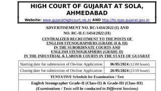 Gujarat HighCourtRecruitmentSubordinatecourts2024syllabusvacancystrategysalarycourt [upl. by Namien349]