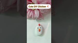 Easy simple Clay Art 🐔viralvideo clayart craft shortsfeed cute satisfying shortvideoyt [upl. by Neiht]