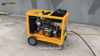 500 bar Diesel High Pressure Washer User Guide [upl. by Idnahc]