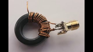 EFHW Transformer  without capacitor alternative winding pattern [upl. by Nelson970]