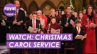 WATCH Princess Kate Attends Christmas Carol Service with Royal Family [upl. by Haerdna]